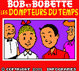 Bob et Bobette - Les Dompteurs du Temps Title Screen